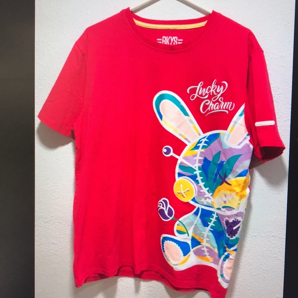 Red Graphic Women's Top